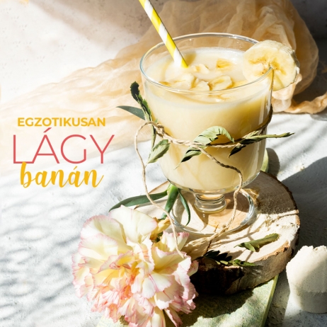BANÁN ízű IdealBody® diétás fehérje turmixpor