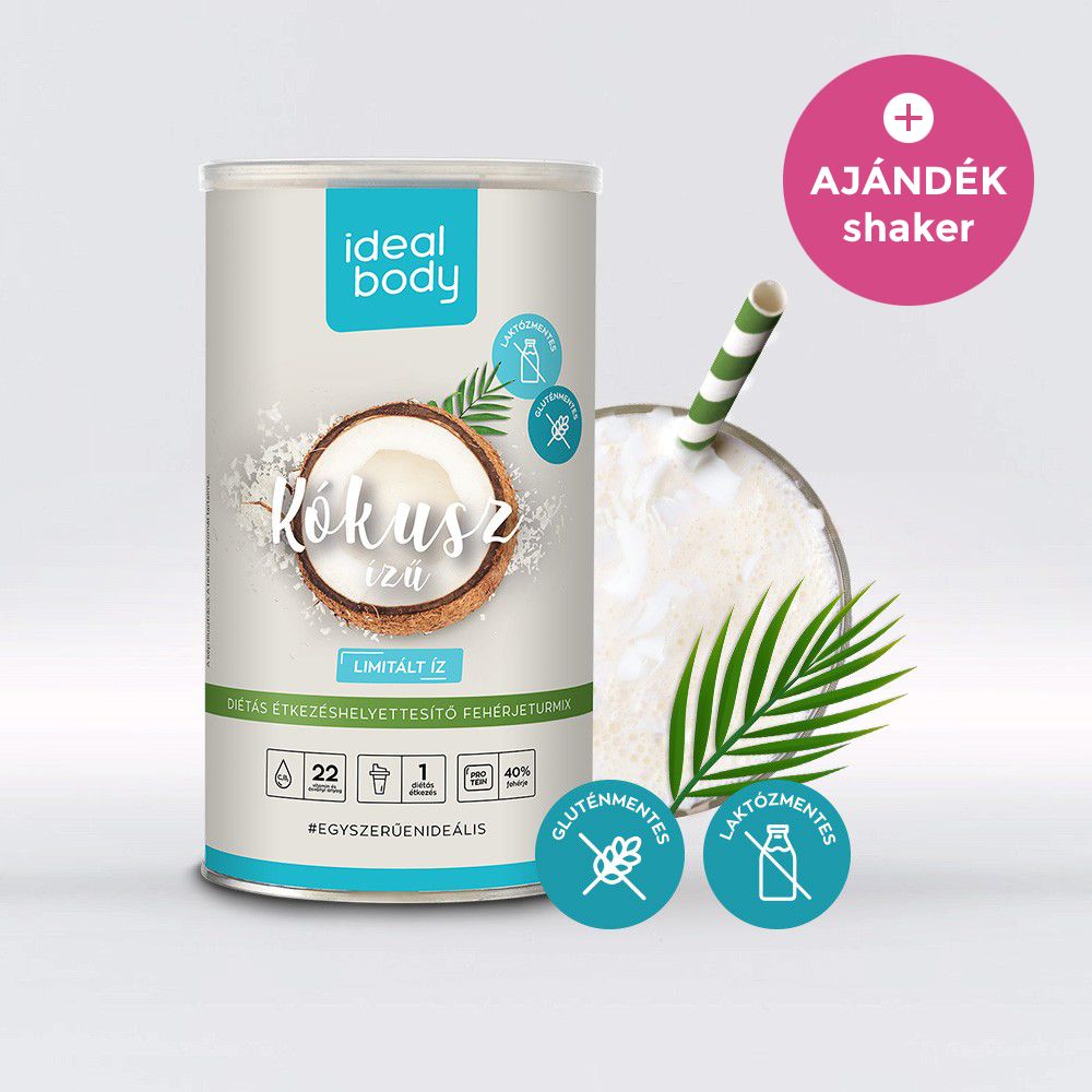 KÓKUSZ ízű IdealBody® diétás fehérje turmixpor