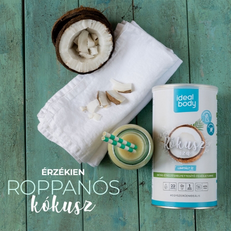 KÓKUSZ ízű IdealBody® diétás fehérje turmixpor