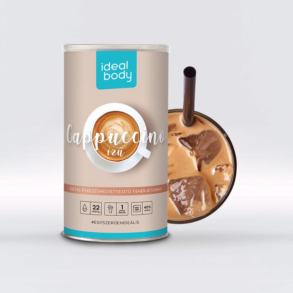 CAPPUCCINO ízű IdealBody® diétás  fehérje turmixpor