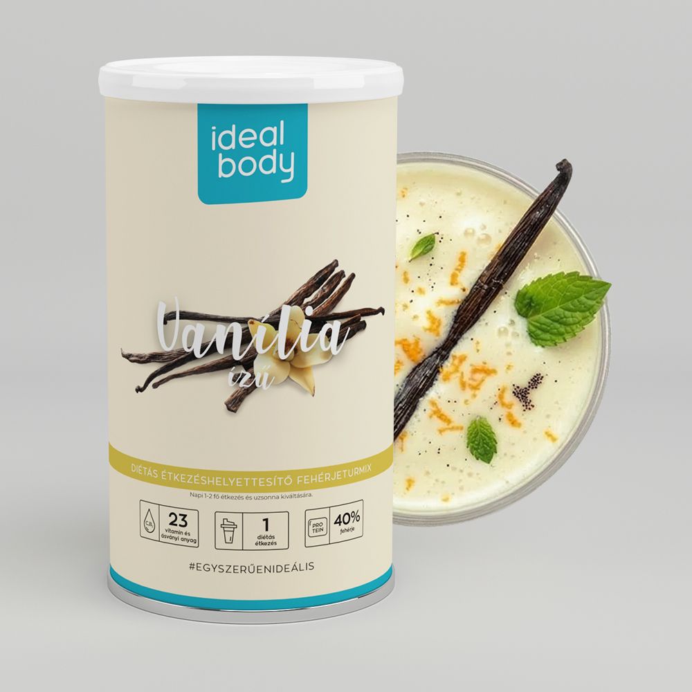 VANÍLIA ízű IdealBody® diétás fehérje turmixpor